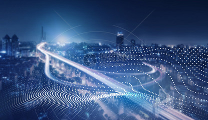 網(wǎng)絡(luò)科技城市圖片素材-正版創(chuàng)意圖片401654522